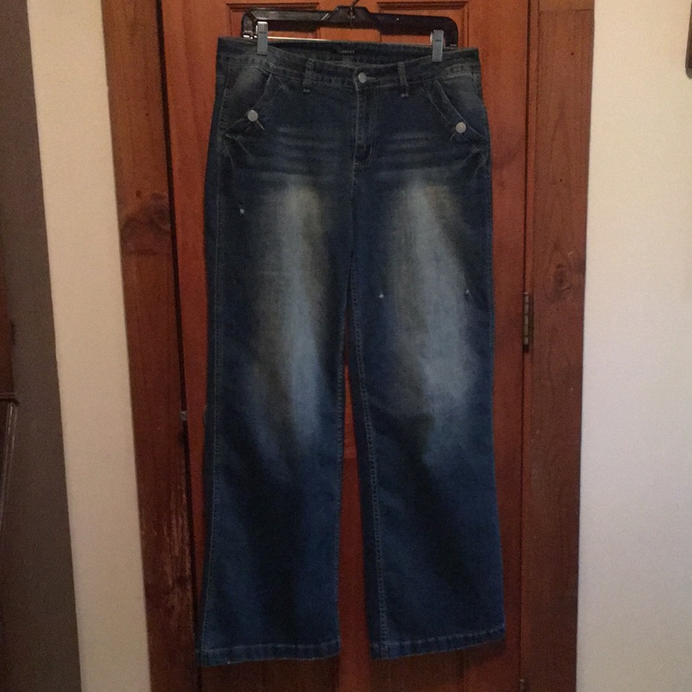 Flamingals jeans wide leg XL